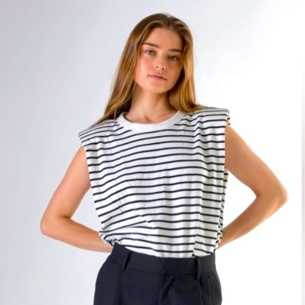 Zara Shoulder Pad Top